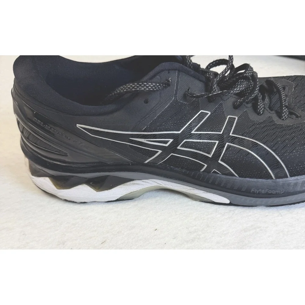ASICS Gel Kayano 27 Men's Size 13 Black Running Shoes FlyteFoam